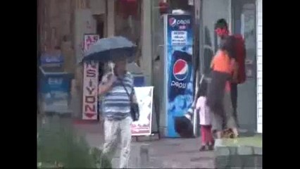 İstanbul'a yaklaşan fırtınadan ilk görüntüler