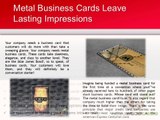 How Metal Business Cards Impact On Business