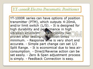 Electro Pneumatic Positioner