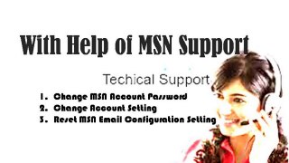 MSN Tech Support|1-888-467-5549|Phone Number