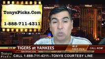 MLB Pick Prediction New York Yankees vs. Detroit Tigers Odds Preview 8-7-2014