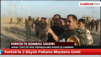 Kerkük'te 2 Büyük Patlama Meydana Geldi