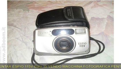 Download Video: BOLOGNA, CASALECCHIO DI RENO   VENDO MACCHINA FOTOGRAFICA PENTAX ESPIO 115V EURO 15