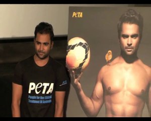 Sachiin Joshi at a PETA campaign