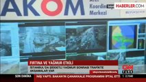Beklenen Yağmur Taksim'de Başladı
