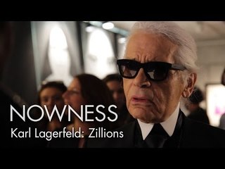 Karl Lagerfeld in "Zillions" by Malcolm Venville