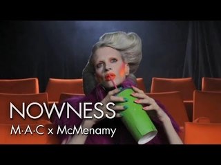 Kristen McMenamy in "Reel Sexy" for M.A.C by Miles Aldridge