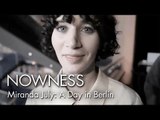 Wim Wenders and Miranda July in “A Day In Berlin” by Carlo Lavagna and Roberto de Paolis