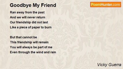 Vicky Guerra - Goodbye My Friend