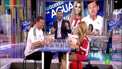 Natalia VS Miki Nadal Guerra de agua | Zapeando