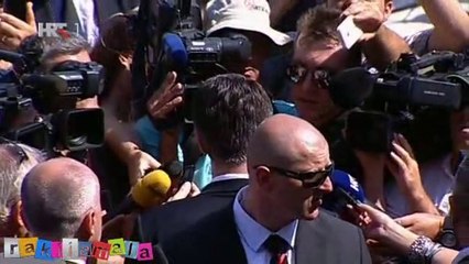 Milanović i Josipović - Izjave nakon zviždanja (Knin, 5. kolovoza 2014.)