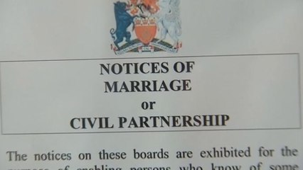 Clooney's wedding plans go on display