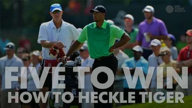 How to heckle Tiger Woods