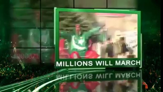 Promo for 14th August Azadi March - Millions sacrificed to create Pakistan; now Millions will March to save Pakistan