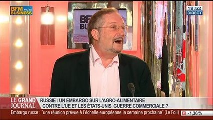 Emmanuel Quidet, Pierre Lorrain et Nathalie Lazuech, dans Le Grand Journal - 07/08 4/7