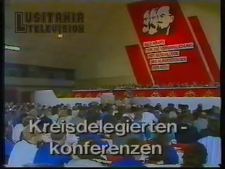 Диктор, заставка, начало Aktuelle Kamera (DFF2 [ГДР], 1988)