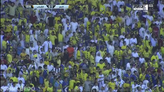 هدف النصر الأول على الشباب كأس السوبر 2014
