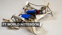 Origami inspires self-assembly robots