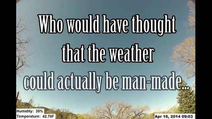 Natural Weather vs. Man-Made  A 96 Hr. Timelapse with Live Temp & RH