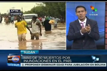 Más de 30 muertos por inundaciones en Sudán
