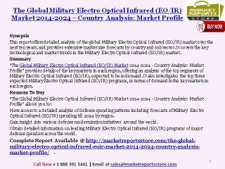 Global Military Electro Optical Infrared Market Research Report and Forecast to 2024