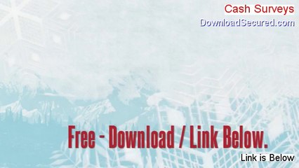 Cash Surveys Review [Video Review 2014]