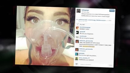 Скачать видео: Lady Gaga Hospitalized For Altitude Sickness