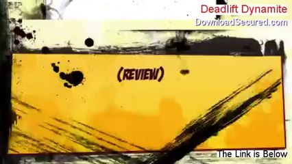Deadlift Dynamite Free PDF [Get It Now]