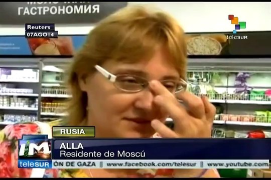 Rusia: entra en vigor prohibición de importar productos de EEUU y UE