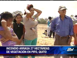 Volvieron los incendios forestales a Quito y sus alrededores