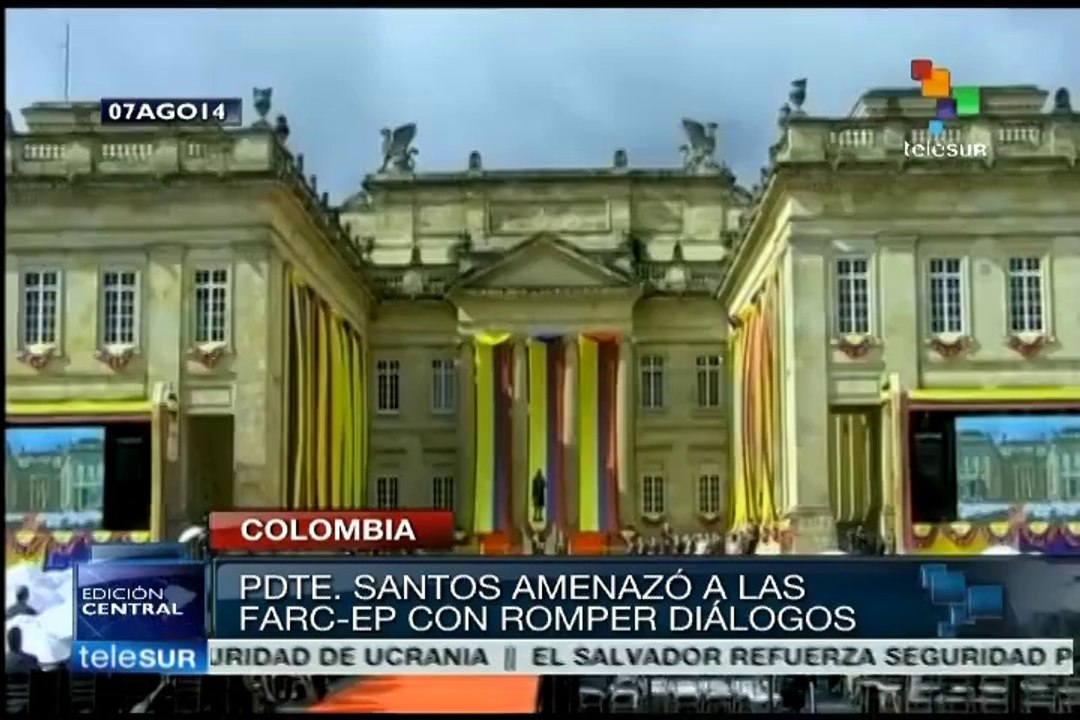 Santos reitera que la paz será el pilar de su nuevo gobierno