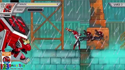 Game siêu nhân thần kiếm 4, Chiến đấu khu vực bờ vịnh - Power Rangers Super Samurai.