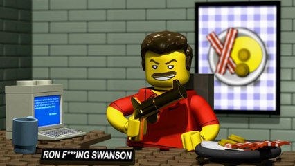 LEGO Ron Swanson.