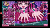 Monster High - Monster Nails Spa - Game for Girls.