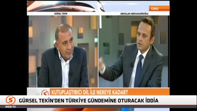 Gürsel Tekin'den canlı I halkinhabercisi.com