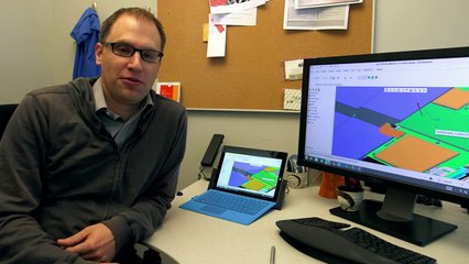 Mechanical Engineer Andrew Hill talks serious productivity with the Core i7 Surface Pro 3.