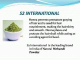 S2 International : Mehandi Powder Suppliers