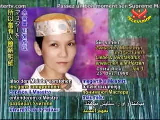 Fake saint cult leader Ching Hai repeating her words