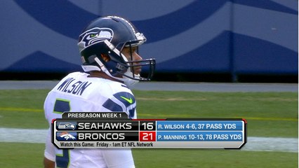 Seahawks vs. Broncos preseason highlights