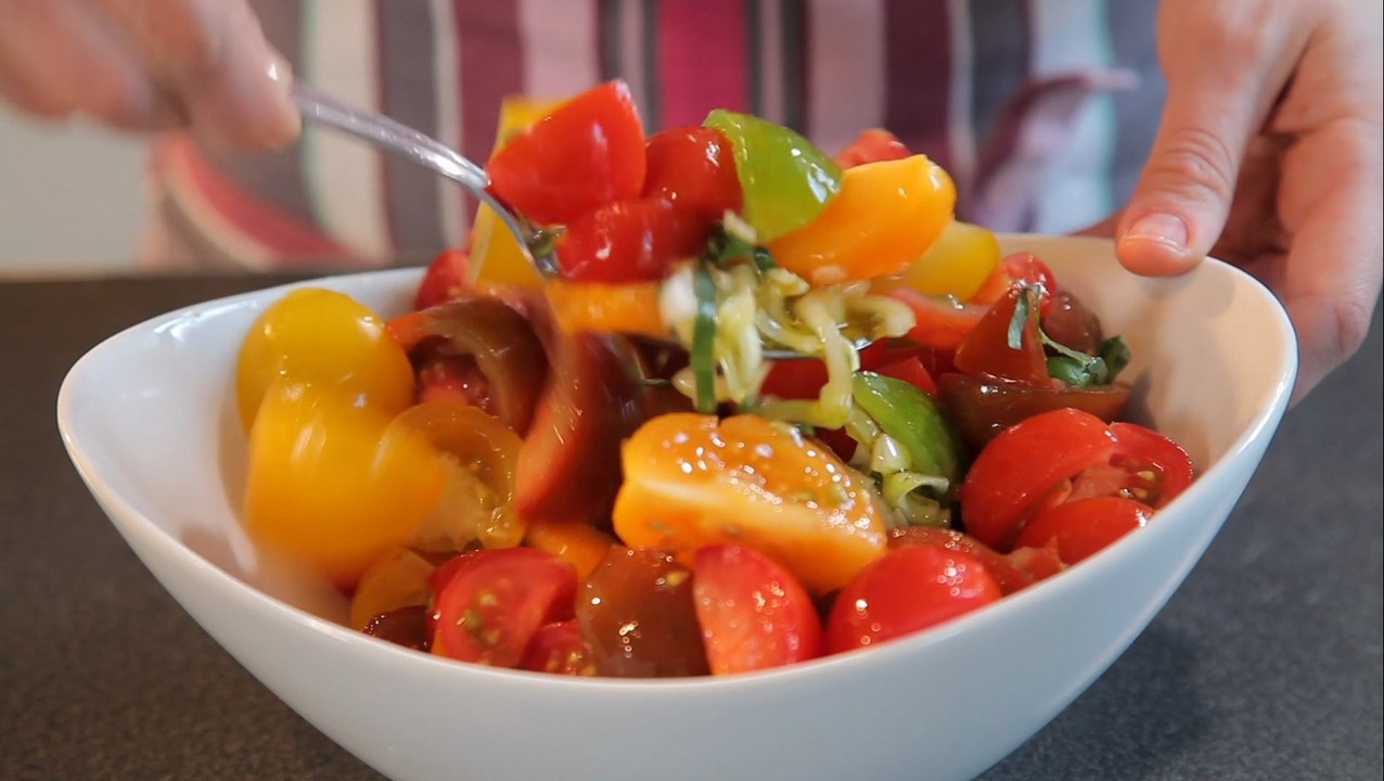 Recette de salade de tomates - Gourmand