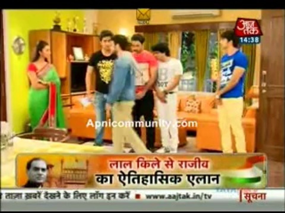 Yeh Hai Mohabbatein 8th August 2014 Bura fashe raman babu