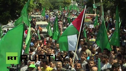 State of Palestine: Protesters flood Gazan streets in support of ceasefire delegation