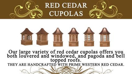 Different Styles of Cupolas