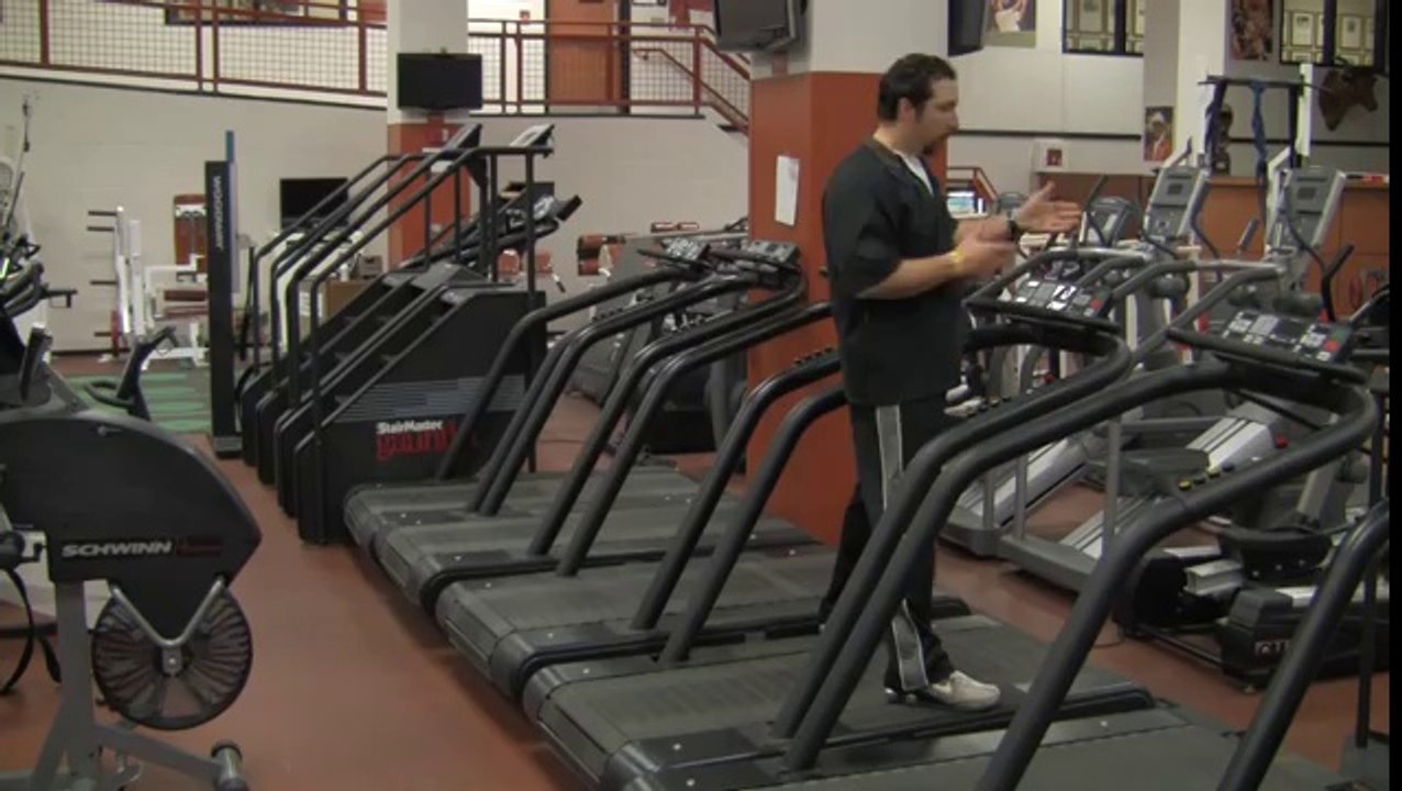 Cardio Exercises _ How to Walk Sideways on the Treadmill