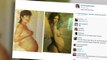 Kourtney Kardashian Shares a Nude Pregnancy Snap