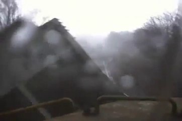 Train VS Tornado. Tornado wins!