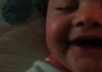 Baby Laughs Continuously in Her Sleep