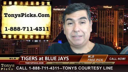 Toronto Blue Jays vs. Detroit Tigers Pick Prediction MLB Odds Preview 8-8-2014