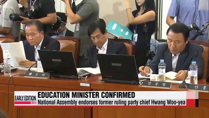 Parliament endorses ex-ruling party chief as education minister