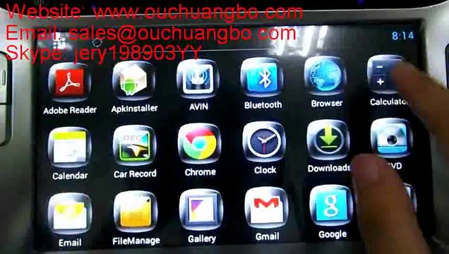 Ouchuangbo android 4.2 car dvd sat nav for Hyundai I35/Elantra/Avante